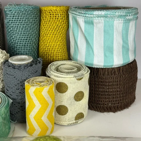 Crafting ribbon bundle lot, 16 pieces - Picture 5 of 9